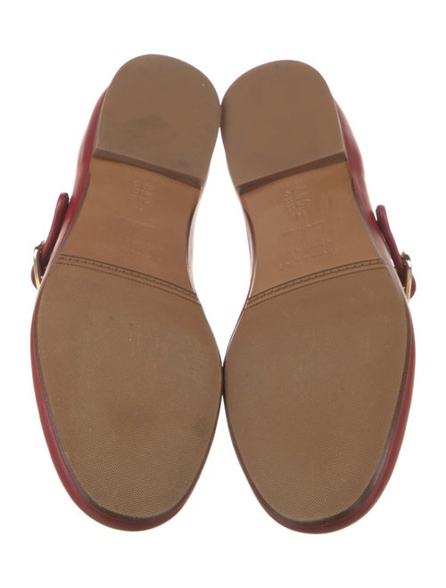 Sézane Leather Mary Jane Flats
