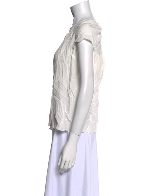 Sézane Silk V-Neck Blouse