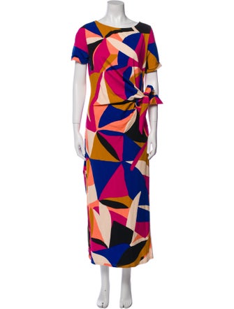 Sézane Printed Long Dress