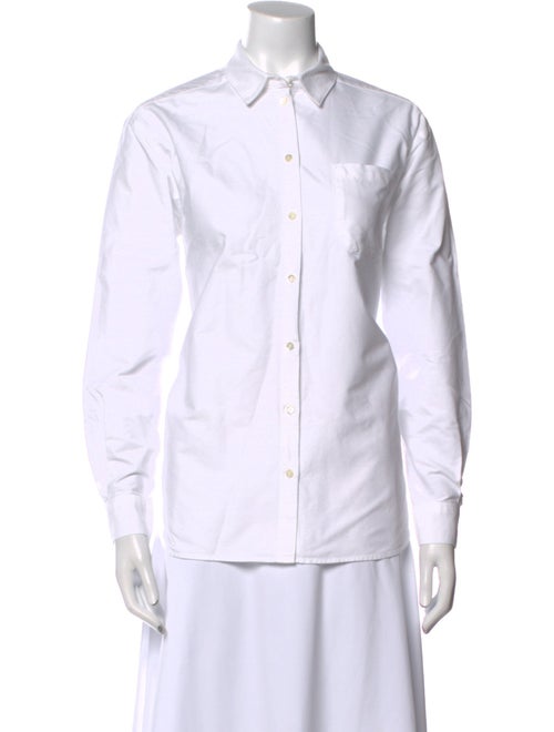 Sézane Long Sleeve Button-Up Top