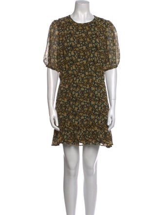 Sézane Floral Print Mini Dress