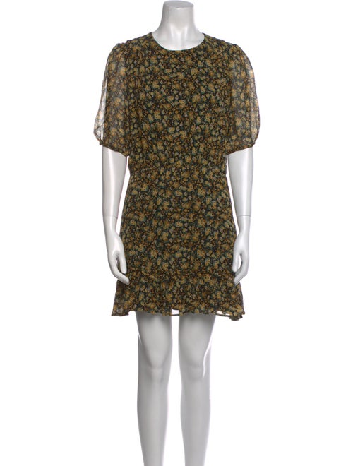 Sézane Floral Print Mini Dress