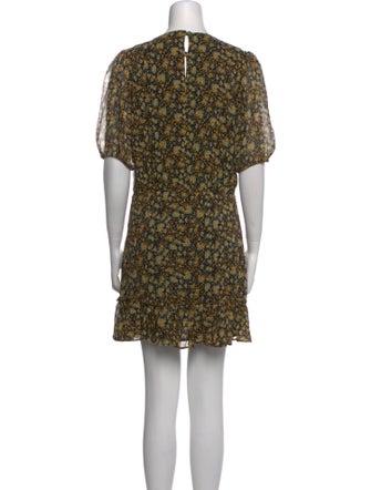 Sézane Floral Print Mini Dress