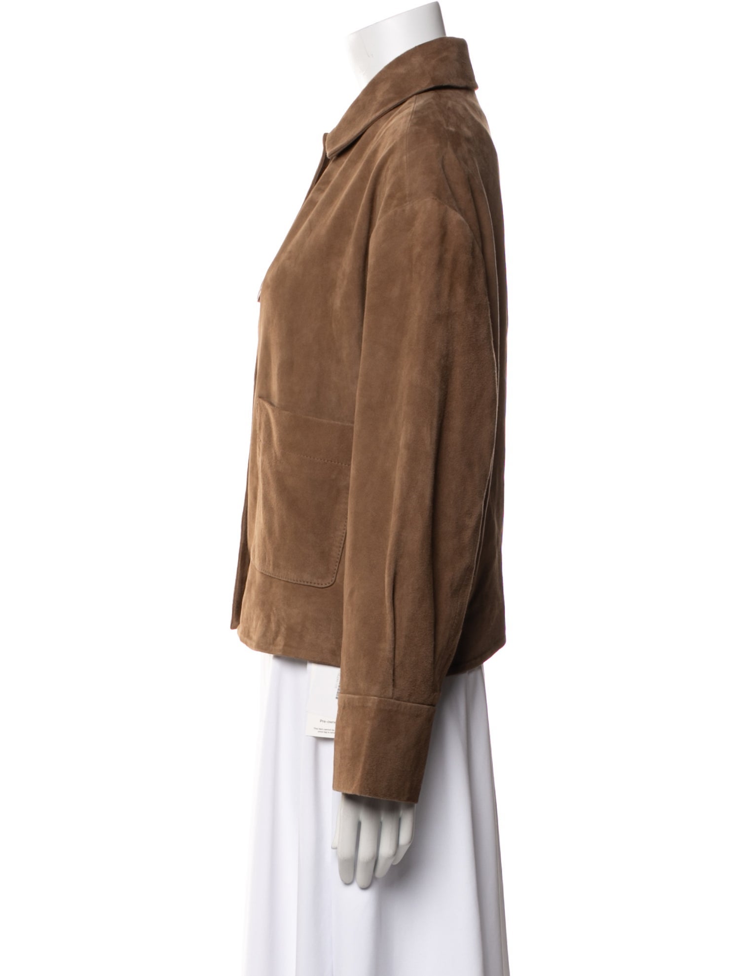 Sézane Leather Utility Jacket