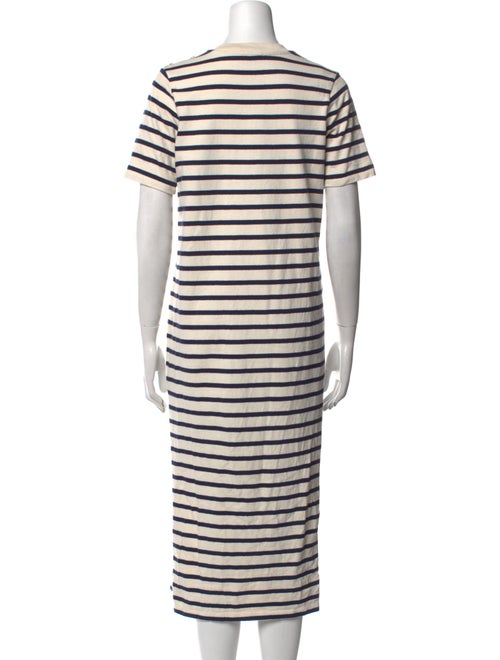 Sézane Striped Midi Length Dress