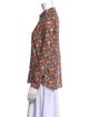 Sézane Floral Print Long Sleeve Blouse