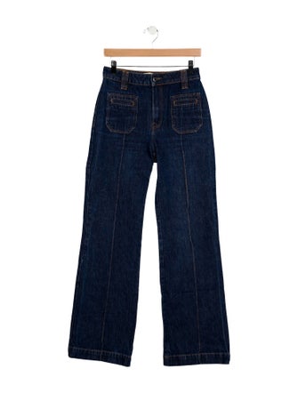 Sézane High-Rise Wide Leg Jeans