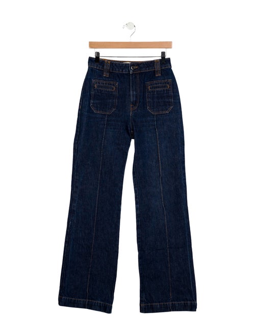 Sézane High-Rise Wide Leg Jeans
