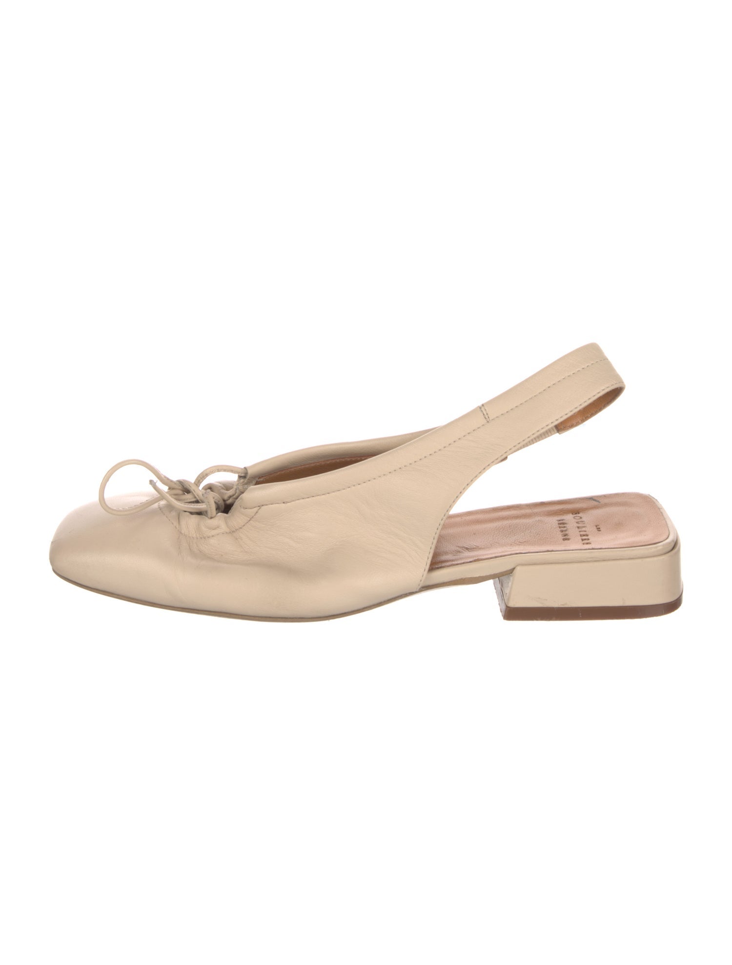 Sézane Leather Slingback Pumps