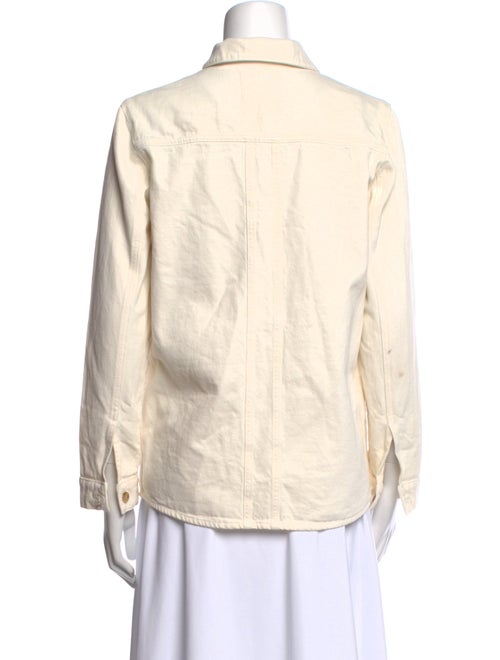 Sézane Long Sleeve Button-Up Top