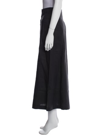 Sézane Linen Midi Length Skirt