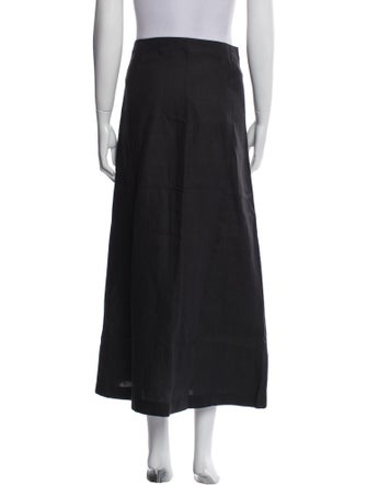 Sézane Linen Midi Length Skirt