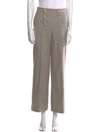 Sézane Wool Wide Leg Pants