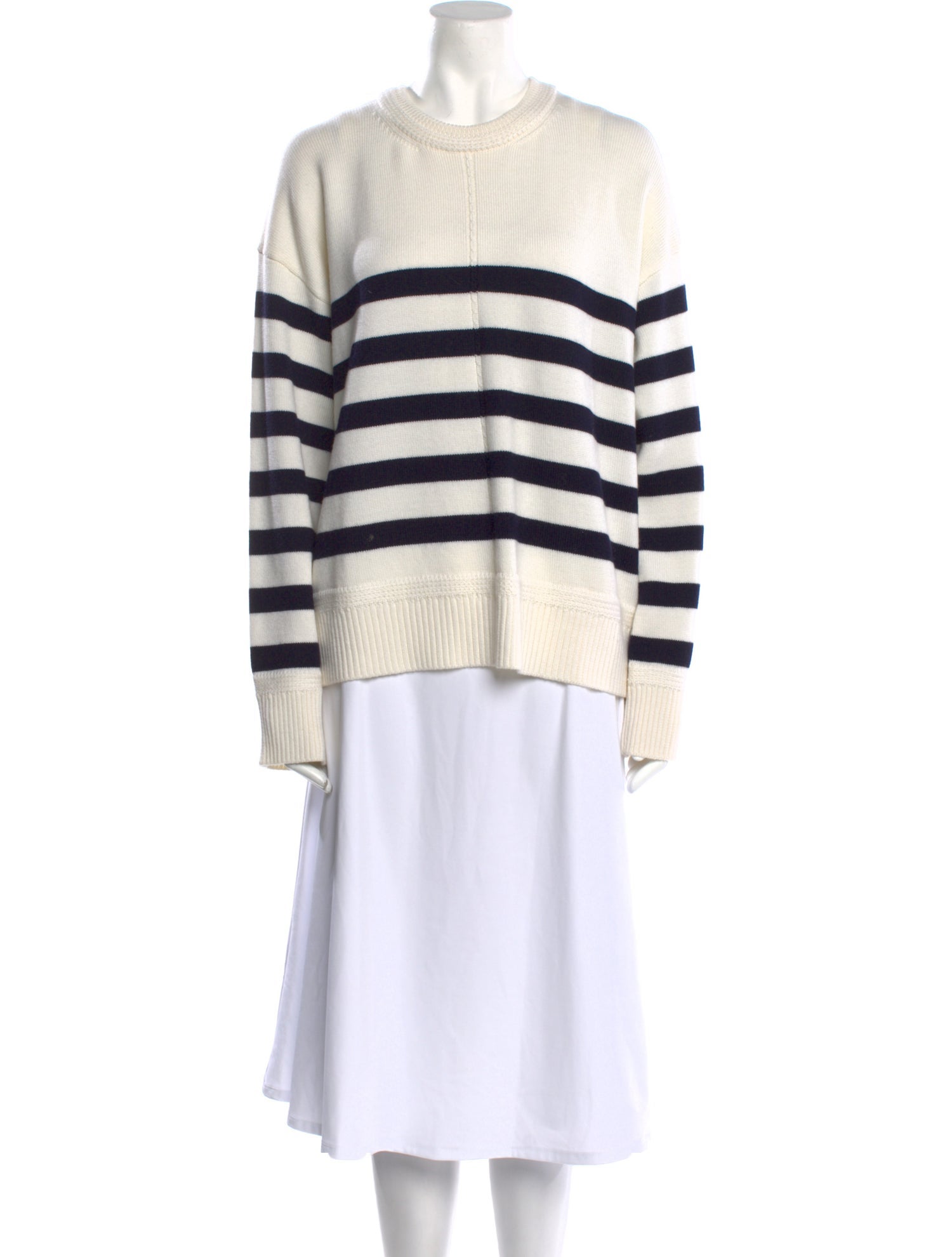 Sézane Merino Wool Striped Sweater