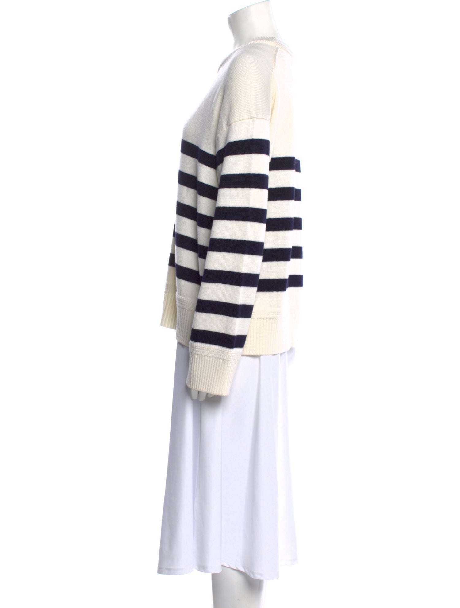 Sézane Merino Wool Striped Sweater