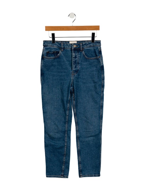 Sézane High-Rise Straight Leg Jeans