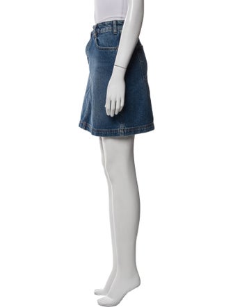 Sézane Pleated Accents Mini Skirt