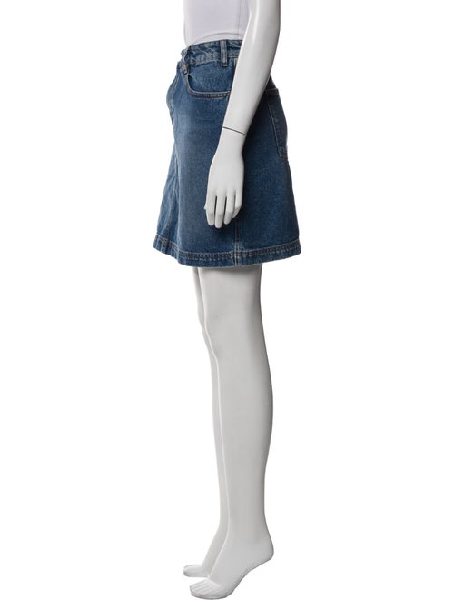 Sézane Pleated Accents Mini Skirt