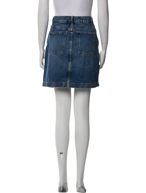 Sézane Pleated Accents Mini Skirt