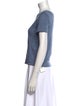 Sézane Linen Bateau Neckline T-Shirt
