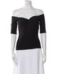 Sézane Off-The-Shoulder Three-Quarter Sleeve Top
