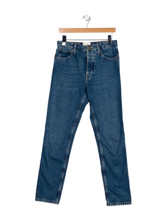 Sézane High-Rise Straight Leg Jeans
