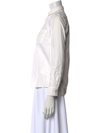 Sézane Long Sleeve Button-Up Top