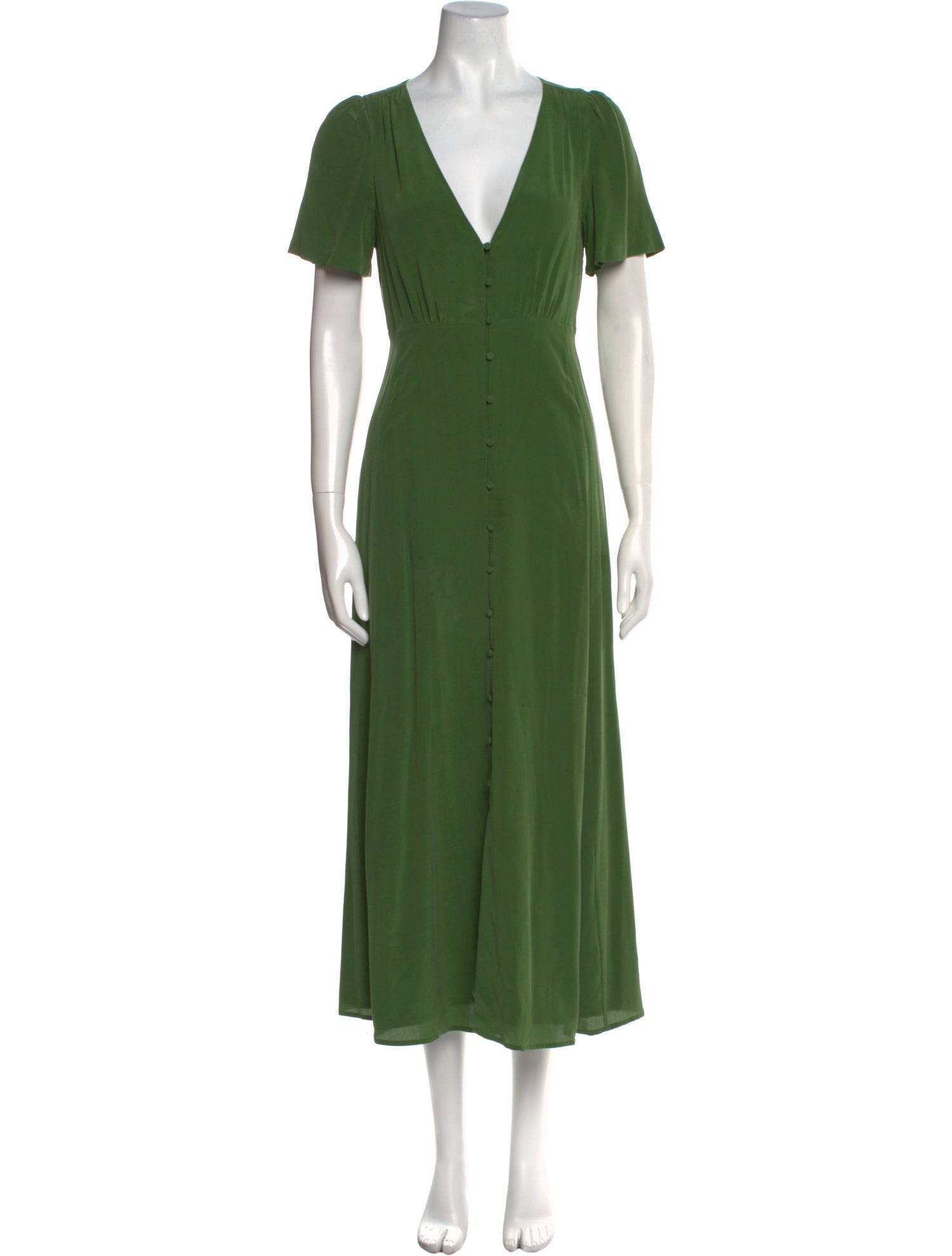 Sézane V-Neck Long Dress