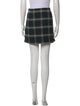 Sézane Plaid Print Mini Skirt
