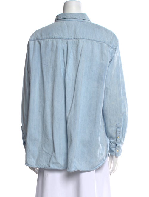 Sézane Long Sleeve Button-Up Top