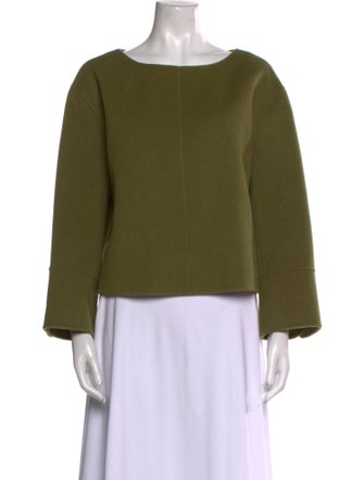 Sézane Wool Scoop Neck Sweatshirt