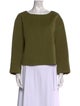 Sézane Wool Scoop Neck Sweatshirt