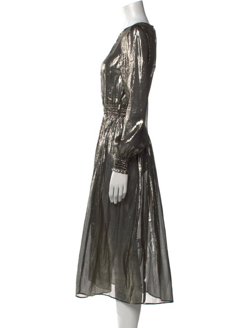 Sézane Silk Long Dress