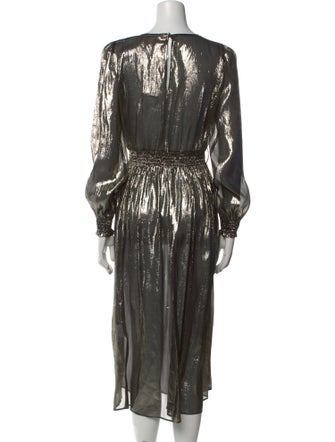 Sézane Silk Long Dress