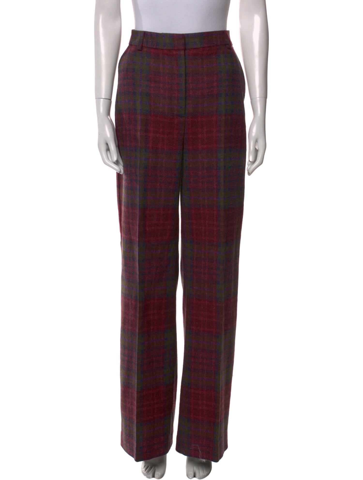 Sézane Wool Wide Leg Pants