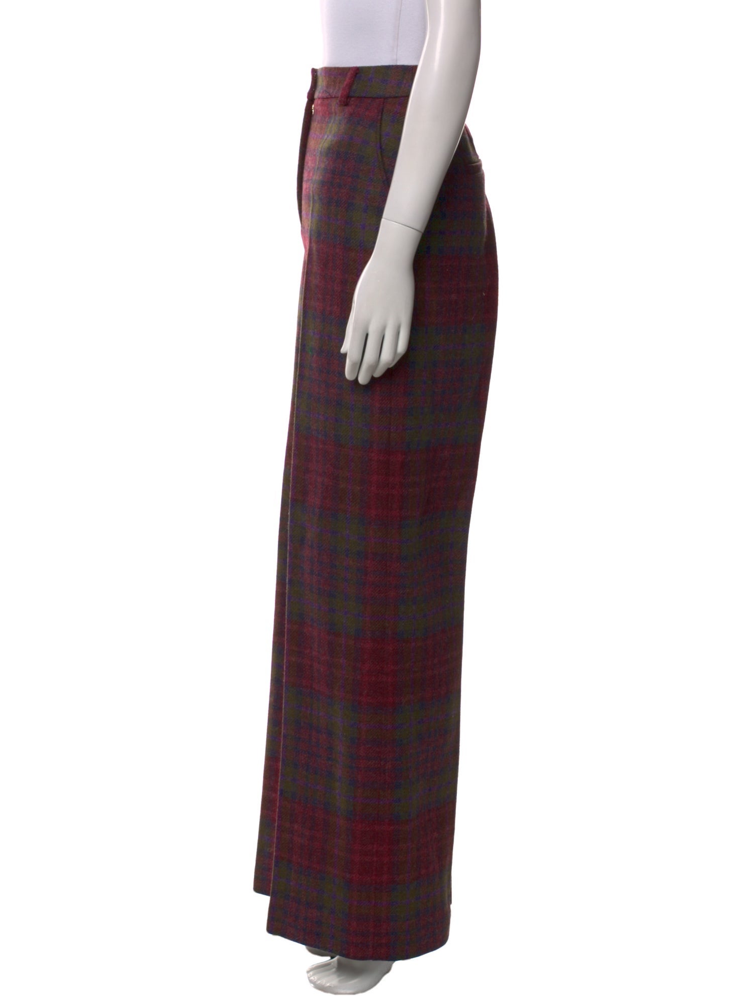 Sézane Wool Wide Leg Pants