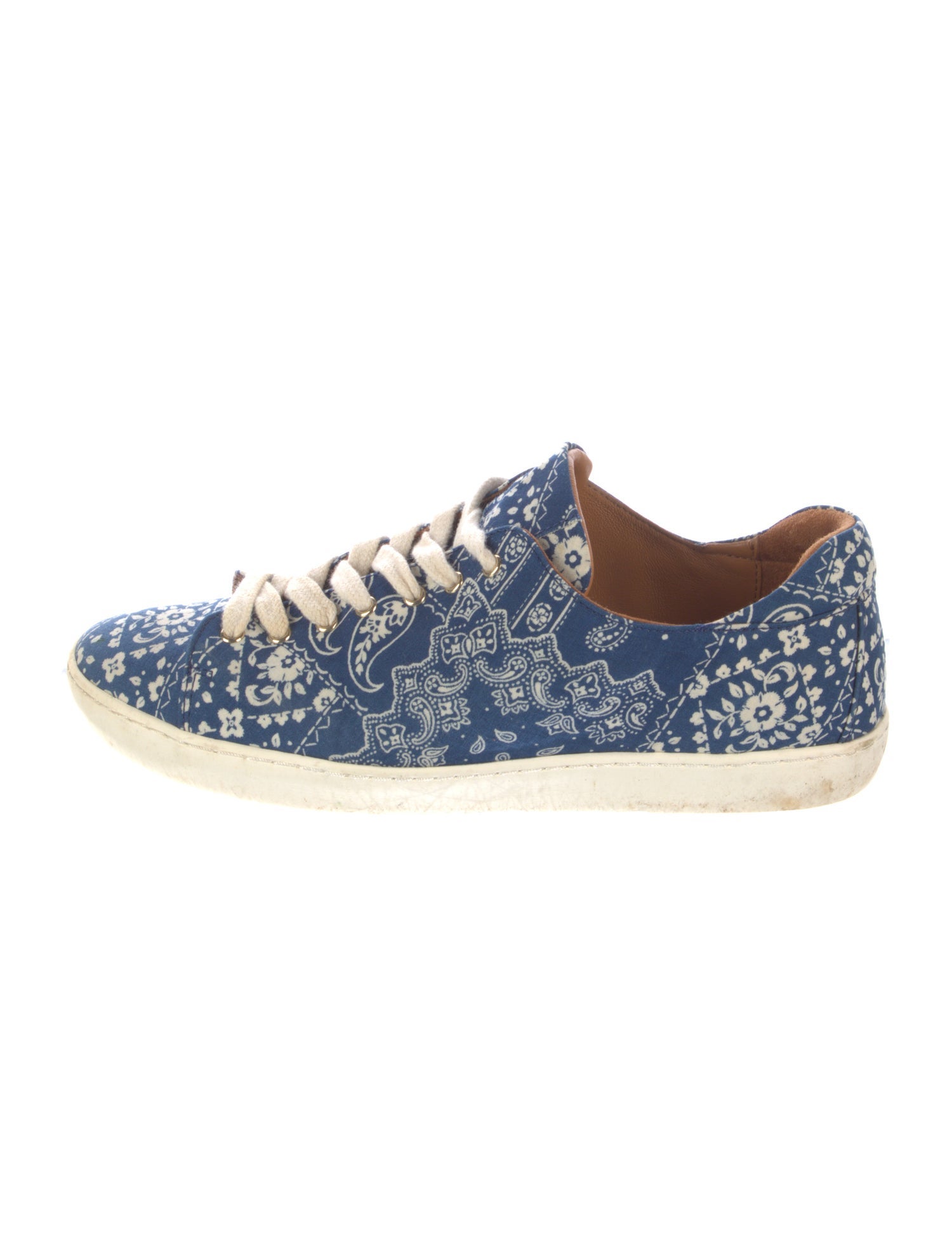 Sézane Canvas Printed Sneakers