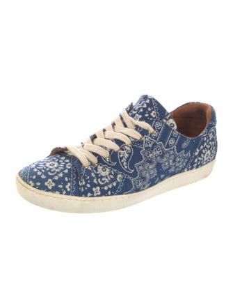 Sézane Canvas Printed Sneakers
