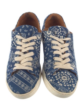 Sézane Canvas Printed Sneakers