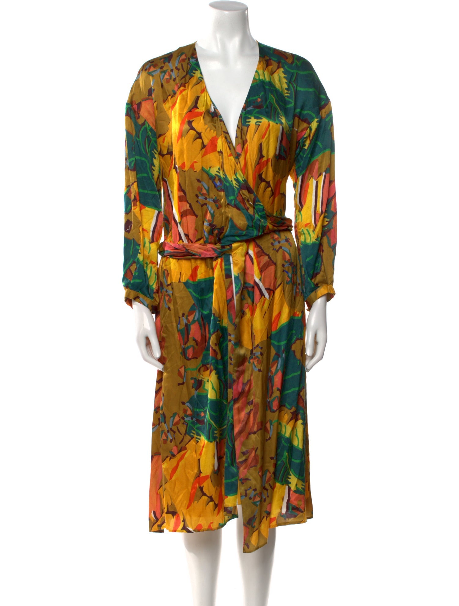 Sézane Printed Midi Length Dress