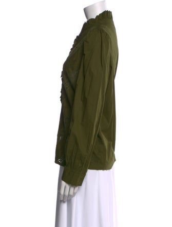 Sézane Mock Neck Long Sleeve Sweatshirt