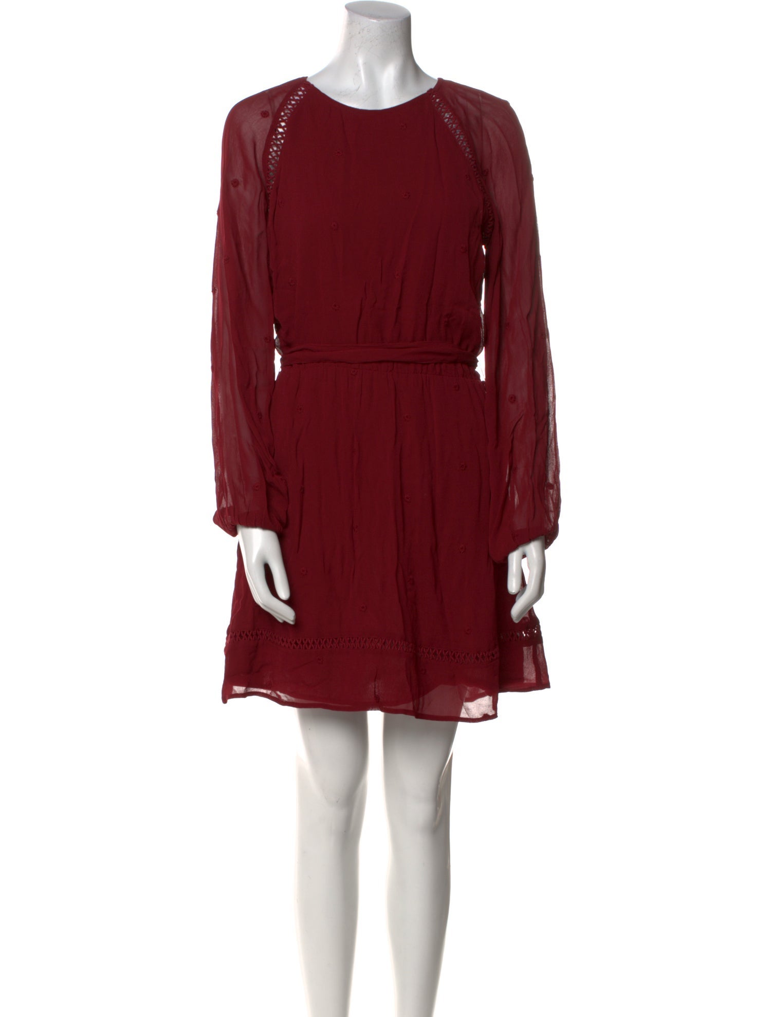 Sézane Scoop Neck Mini Dress