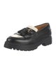 Sézane Leather Tassel Accents Loafers