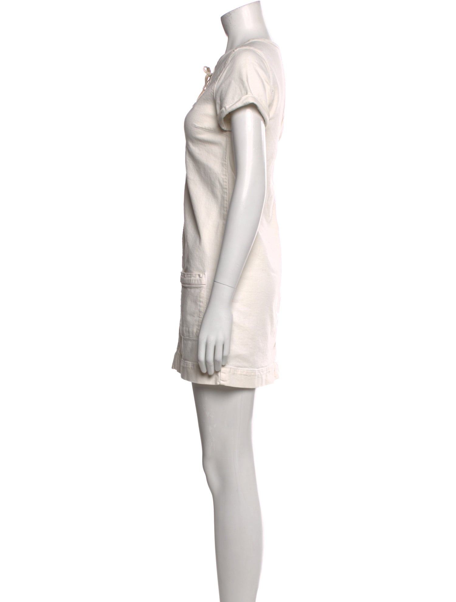 Sézane Crew Neck Mini Dress