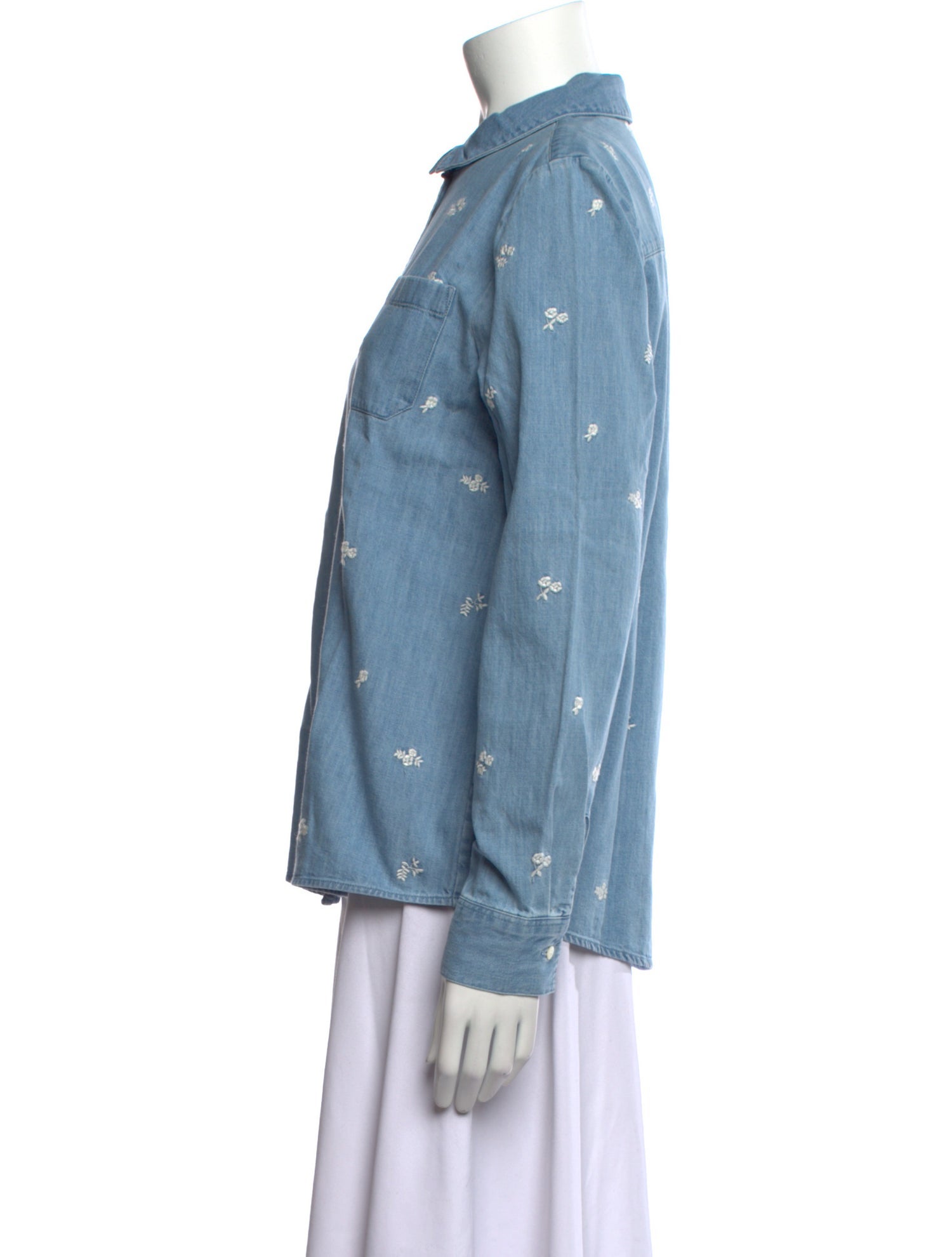 Sézane Long Sleeve Button-Up Top w/ Tags