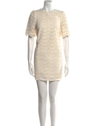 Sézane Crew Neck Mini Dress