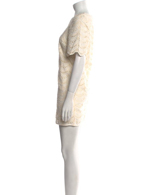 Sézane Crew Neck Mini Dress