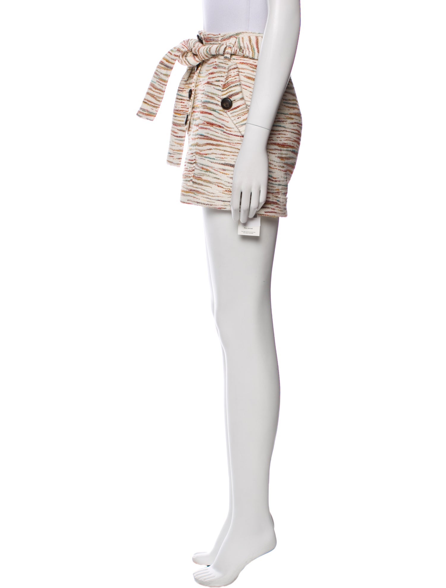 Sézane Printed Mini Shorts