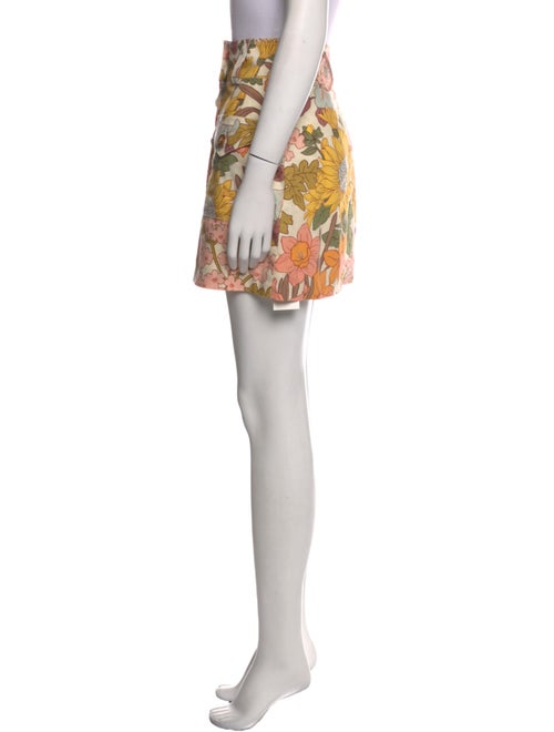 Sézane Printed Mini Skirt
