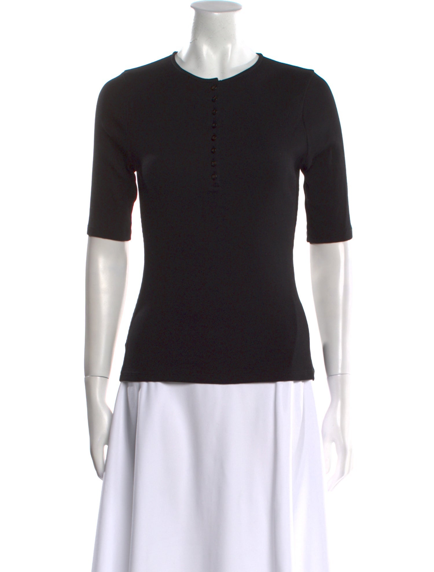 Sézane Crew Neck Short Sleeve T-Shirt